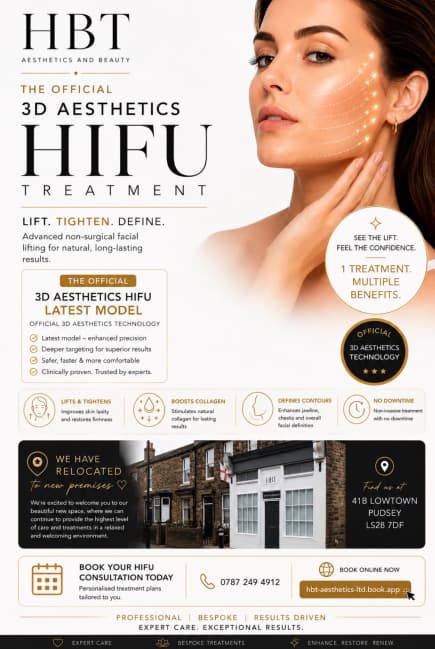 HIFU Facial Tightening Treatment — HBT Aesthetics & Beauty
